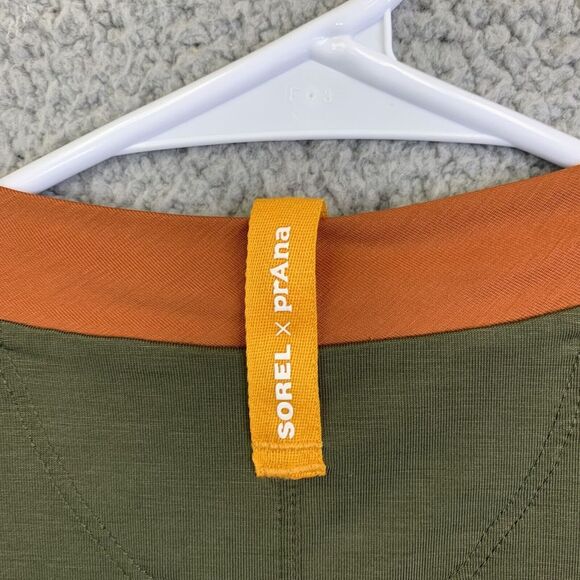 Prana Sorel Womens Wondering Soul‎ Sleeveless Mock Neck Tank Vented Hem Sz L - Picture 8 of 9